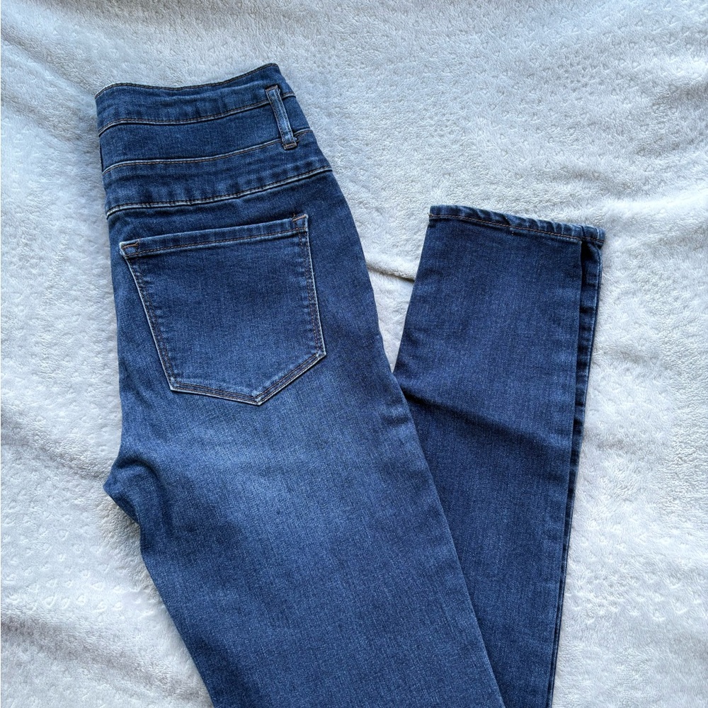 Refuge Dark Blue Skinny Jeans